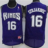 Sacramento Kings #16 Peja Stojakovic Purple Throwback Stitched NBA Jersey,baseball caps,new era cap wholesale,wholesale hats